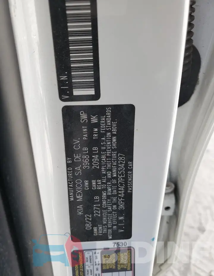 3KPF44AC7PE534287 Photo# 12