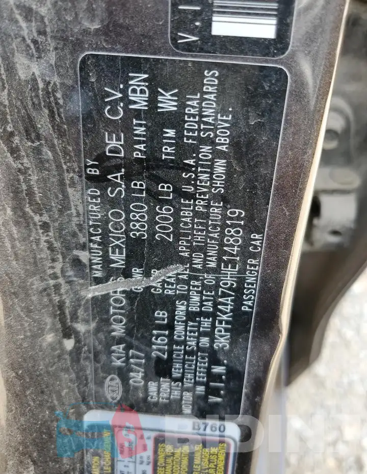 3KPFK4A79HE148819 Photo# 13