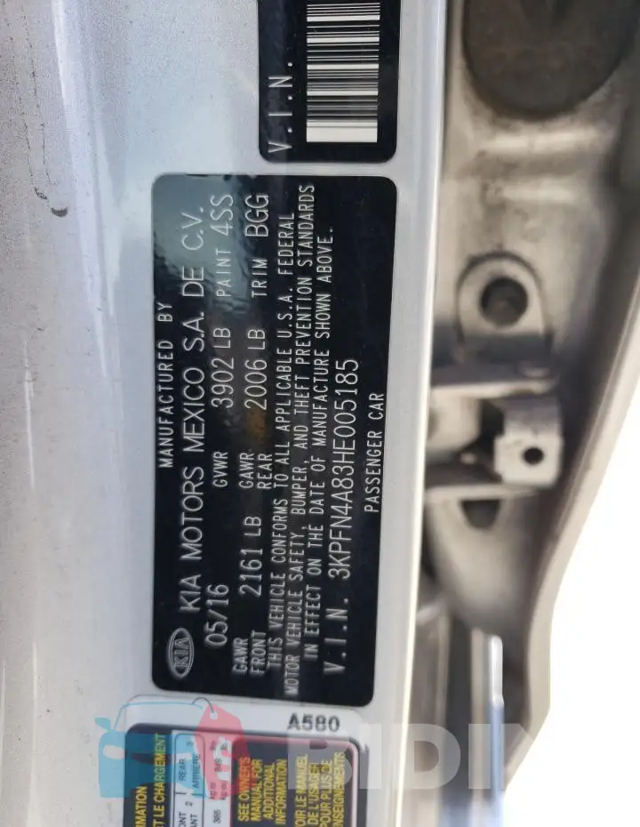 3KPFN4A83HE005185 Photo# 12