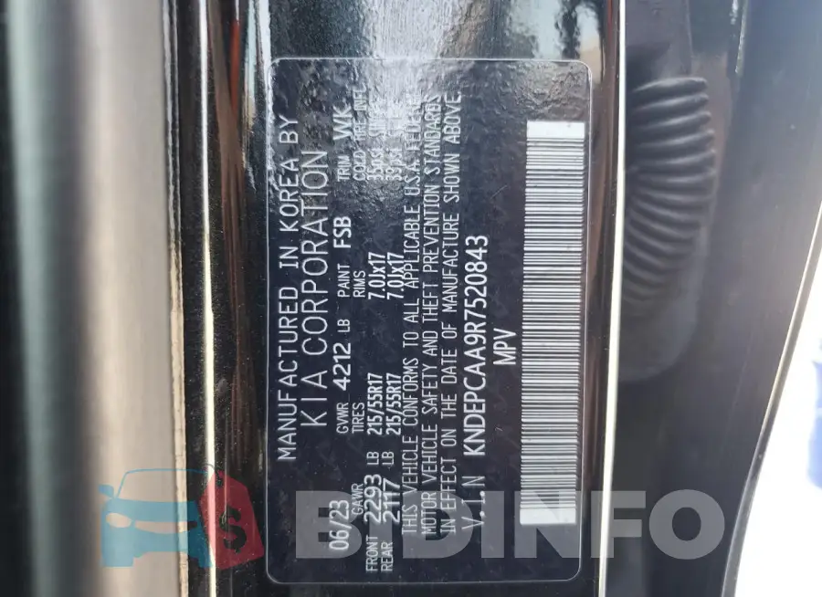 KNDEPCAA9R7520843 Photo# 13