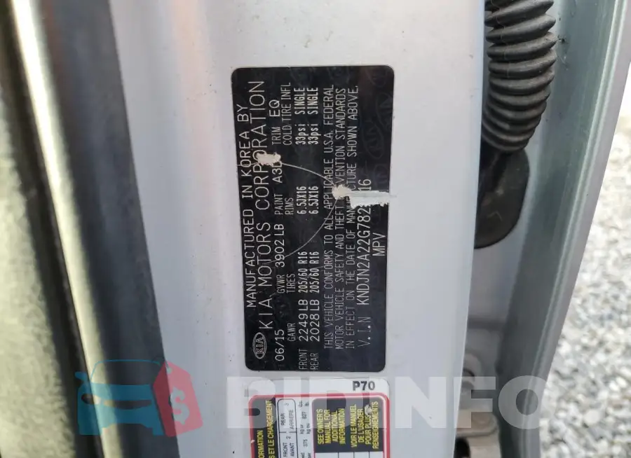 KNDJN2A22G7822916 Photo# 13