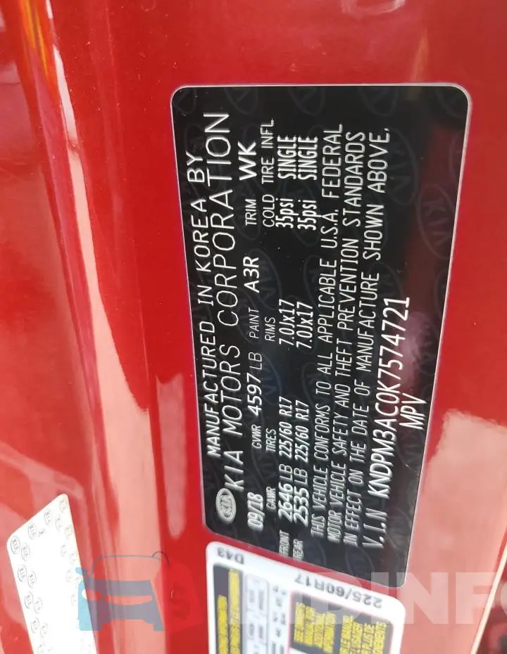 KNDPM3AC0K7574721 Photo# 12