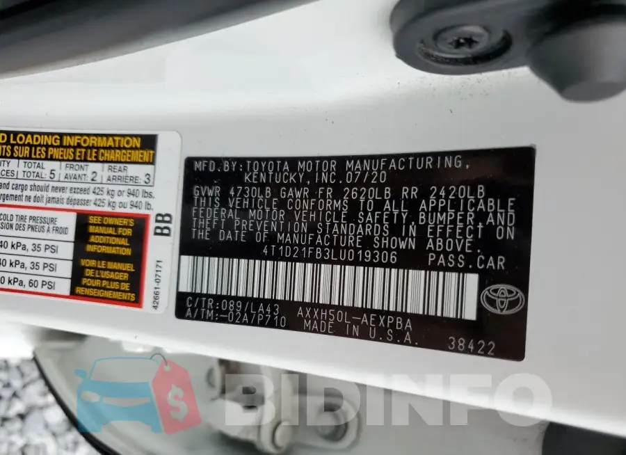 4T1D21FB3LU019306 Photo# 12