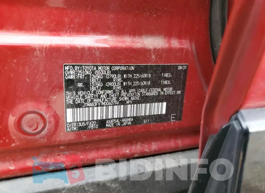 JTMAB3FV7MD060794 Photo# 13