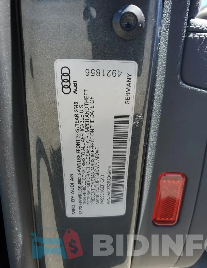 WAUFACF52RA046414 Photo# 12