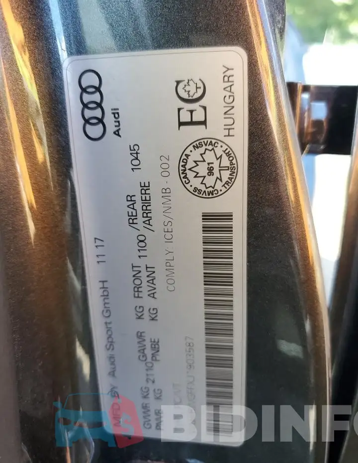 WUABWGFFXJ1903587 Photo# 12
