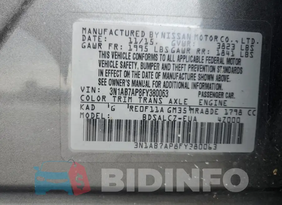 3N1AB7AP8FY380063 Photo# 12