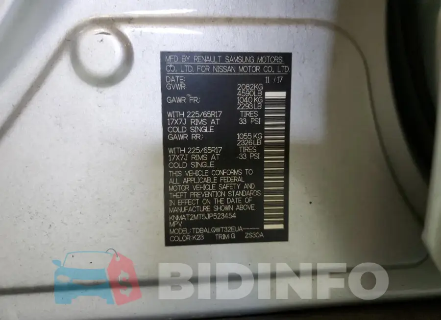 KNMAT2MT5JP523454 Photo# 13