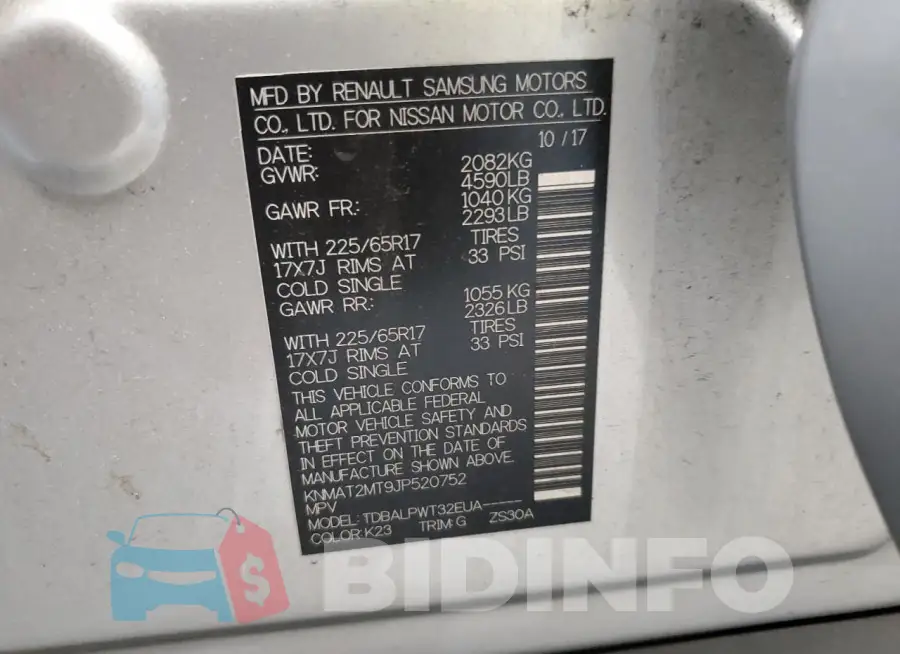 KNMAT2MT9JP520752 Photo# 14