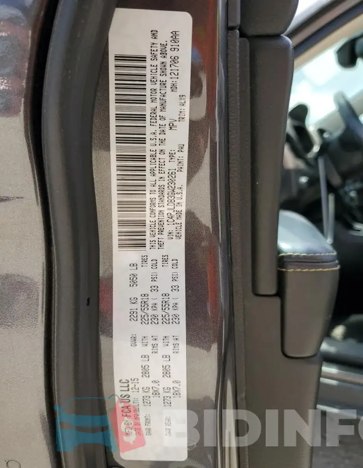1C4PJLDB3GW230261 Photo# 14