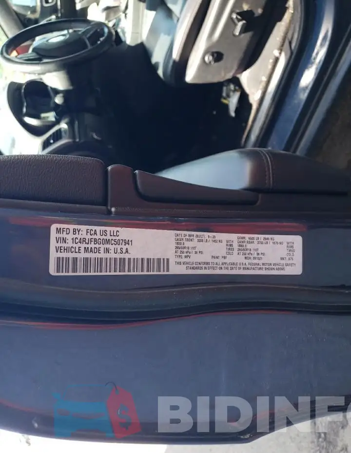 1C4RJFBG0MC507941 Photo# 13