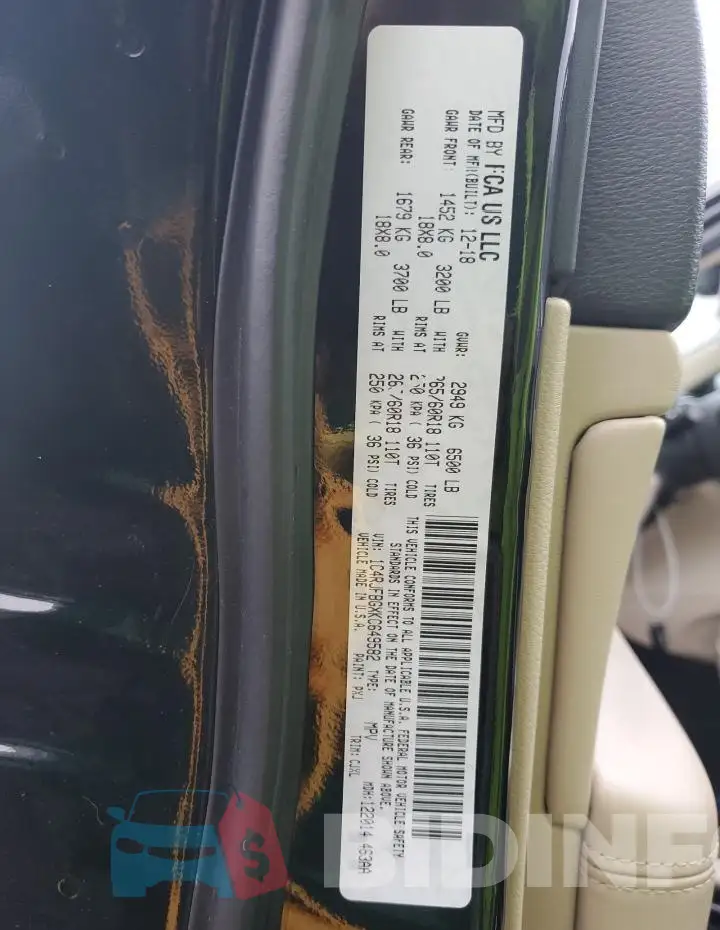 1C4RJFBGXKC649582 Photo# 12