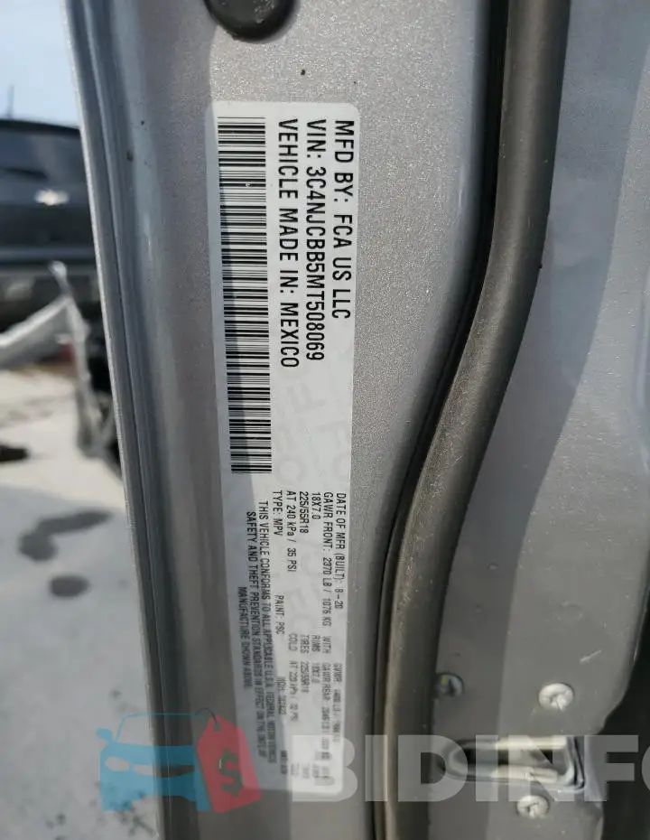 3C4NJCBB5MT508069 Photo# 13