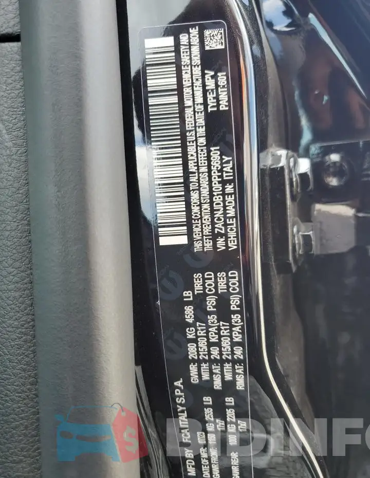 ZACNJDB10PPP56901 Photo# 13