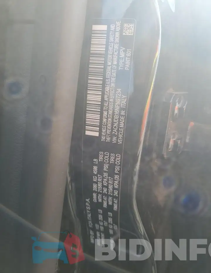 ZACNJDB16NPN97234 Photo# 14