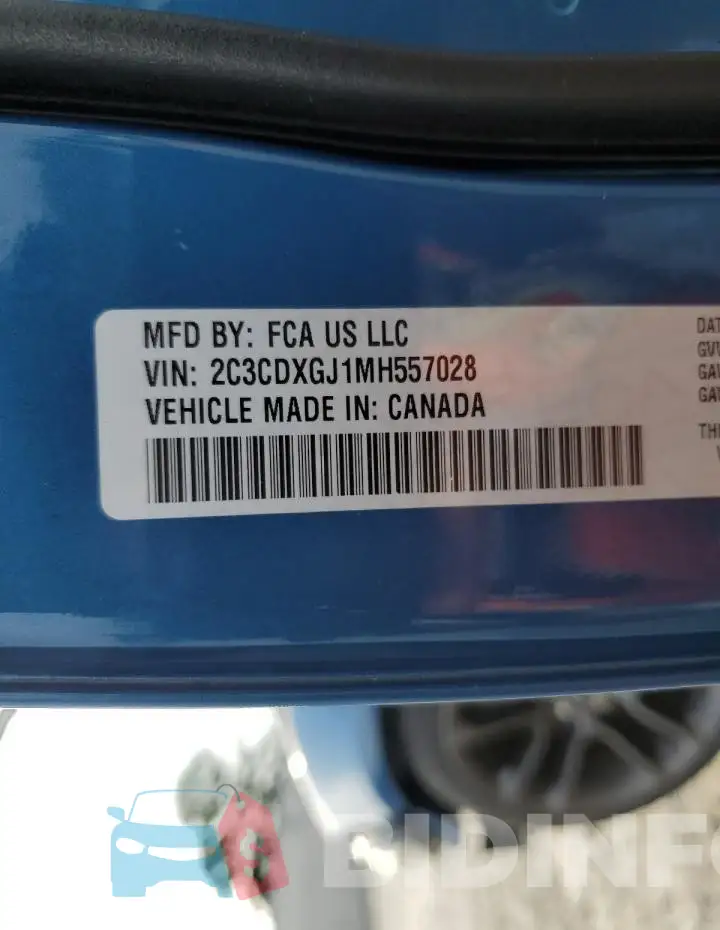 2C3CDXGJ1MH557028 Photo# 13