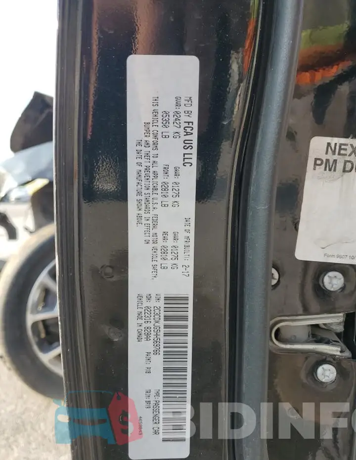 2C3CDXJG5HH569766 Photo# 12