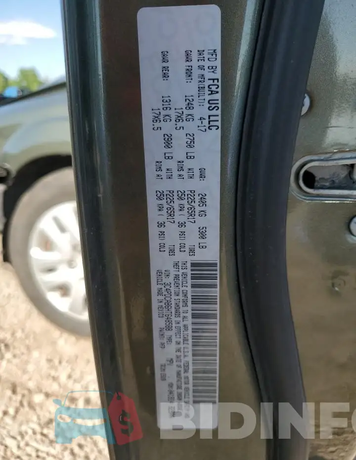 3C4PDCAB6HT648588 Photo# 14
