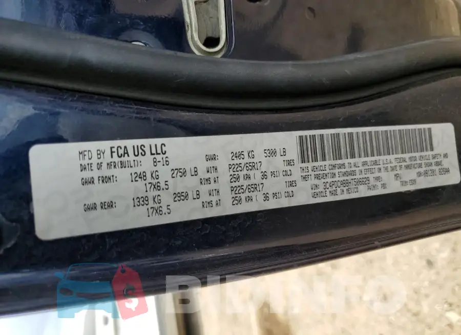 3C4PDCAB8HT506629 Photo# 14
