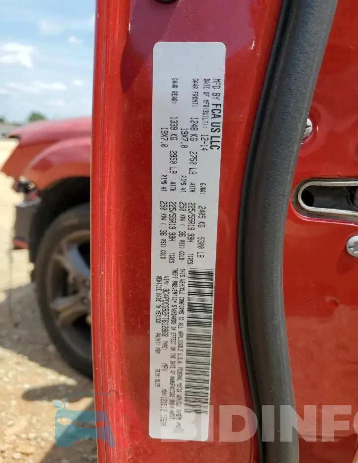 3C4PDCGB2FT612868 Photo# 14