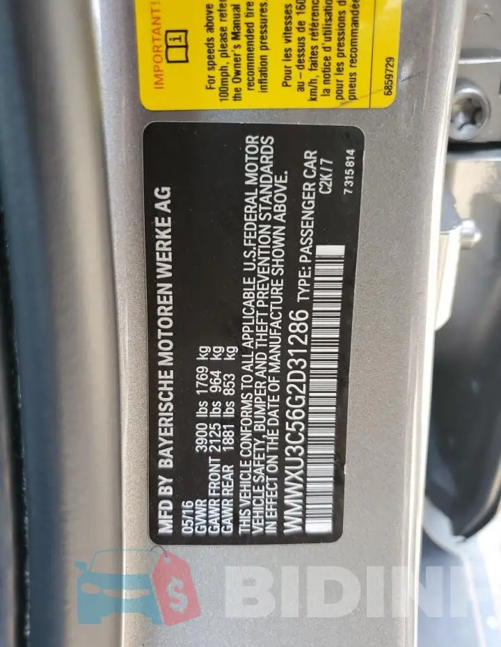 WMWXU3C56G2D31286 Photo# 12