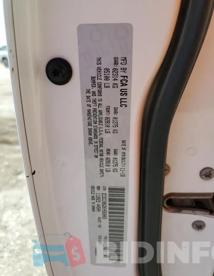 2C3CCABG2KH569083 Photo# 12