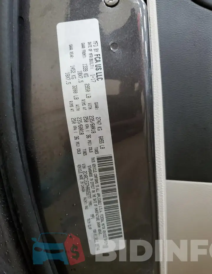 2C4RC1EG7HR665277 Photo# 13
