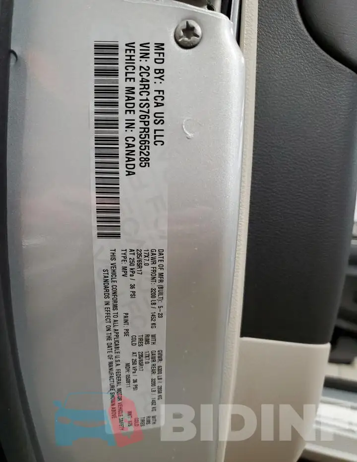 2C4RC1S76PR565285 Photo# 14