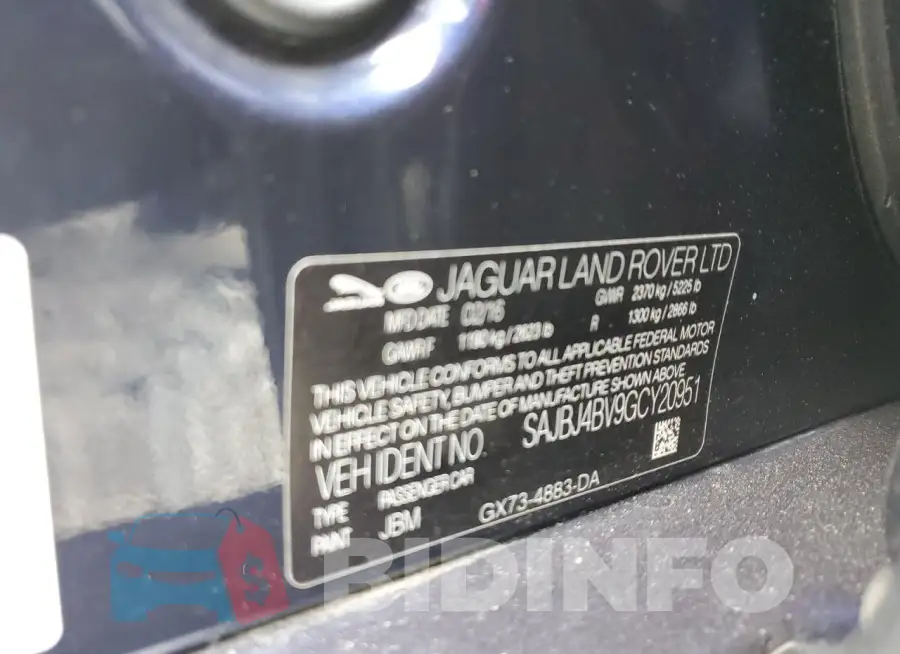 SAJBJ4BV9GCY20951 Photo# 12