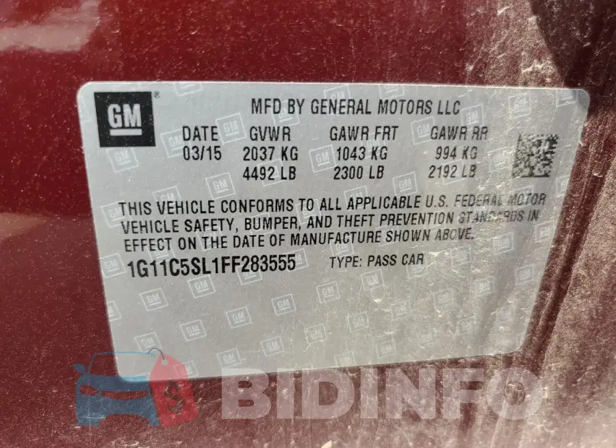 1G11C5SL1FF283555 Photo# 13