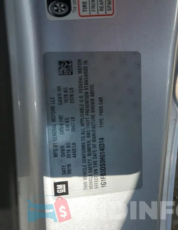 1G1FB3DS0H0140314 Photo# 12