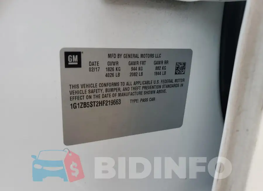 1G1ZB5ST2HF219663 Photo# 12