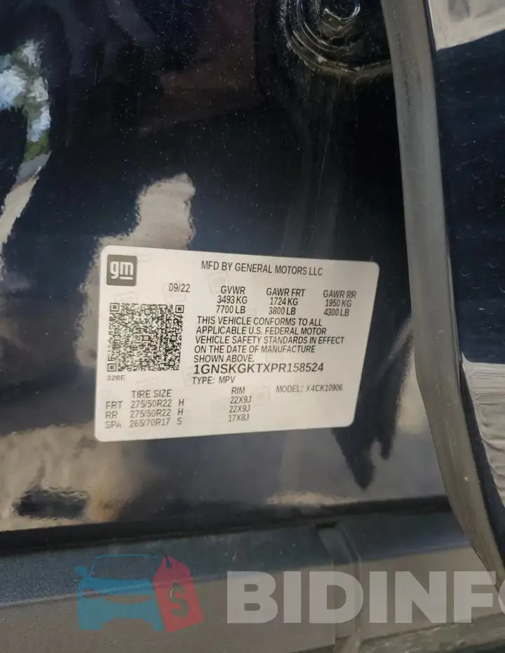 1GNSKGKTXPR158524 Photo# 13