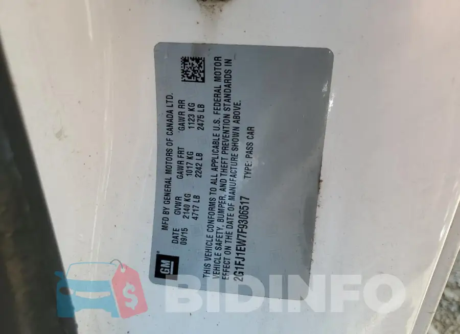 2G1FJ1EW7F9306517 Photo# 13