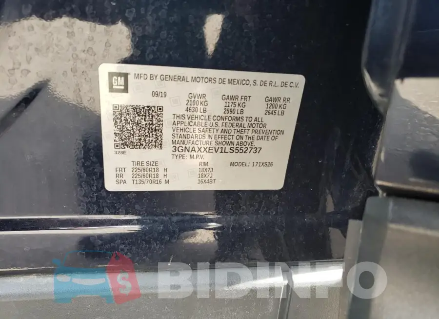 3GNAXXEV1LS552737 Photo# 13
