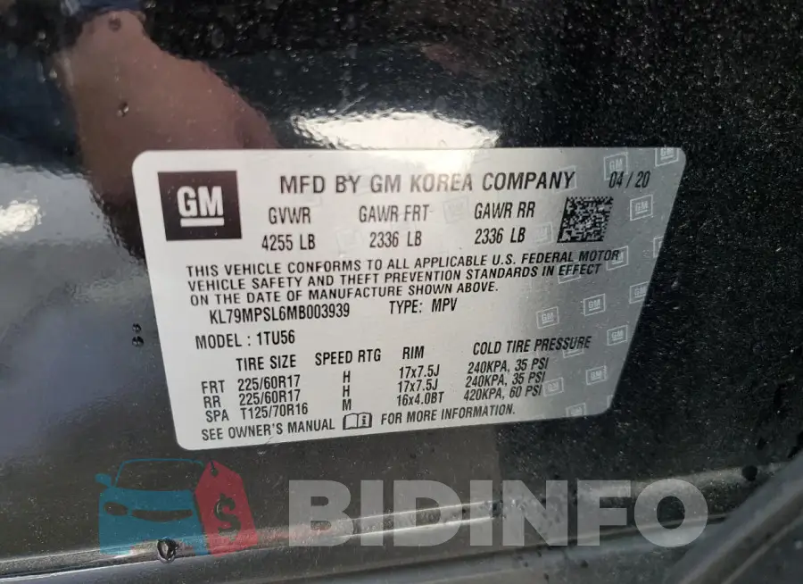 KL79MPSL6MB003939 Photo# 12