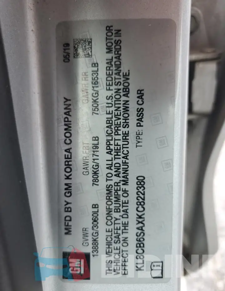 KL8CB6SAXKC822380 Photo# 12