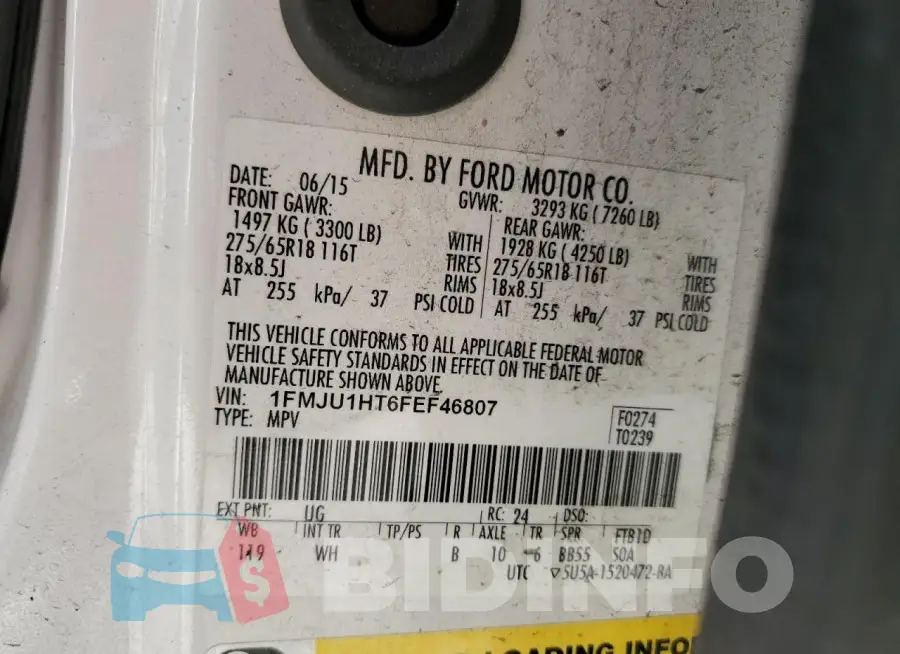 1FMJU1HT6FEF46807 Photo# 13