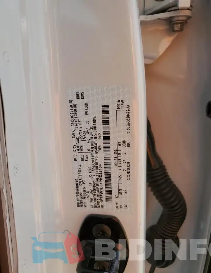 1FTFW1E81PKD22464 Photo# 12