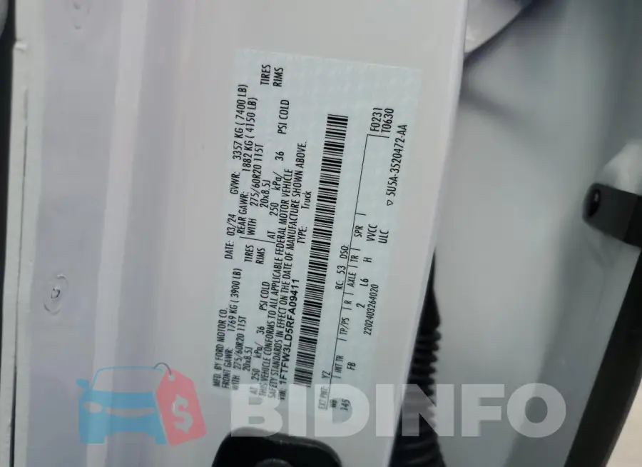 1FTFW3LD5RFA09411 Photo# 12