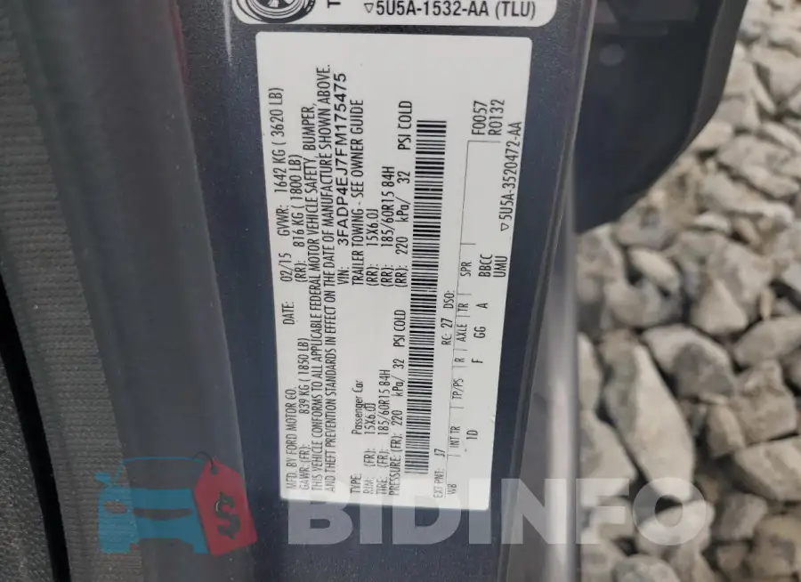 3FADP4EJ7FM175475 Photo# 12