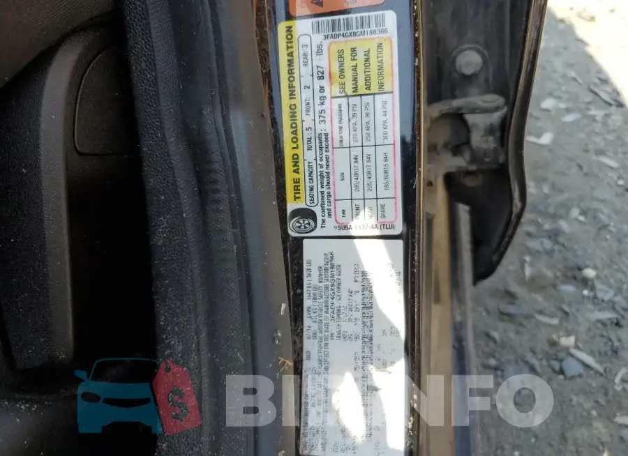 3FADP4GX8GM188366 Photo# 12