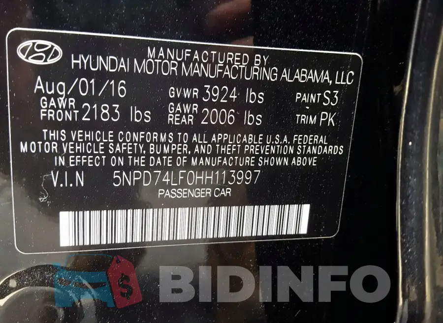 5NPD74LF0HH113997 Photo# 10
