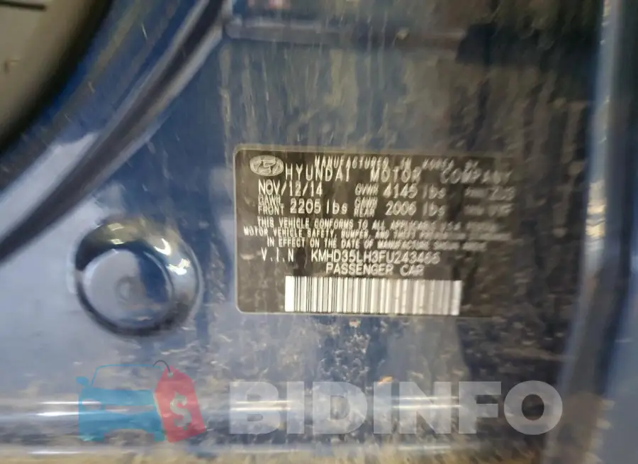 KMHD35LH3FU243466 Photo# 12