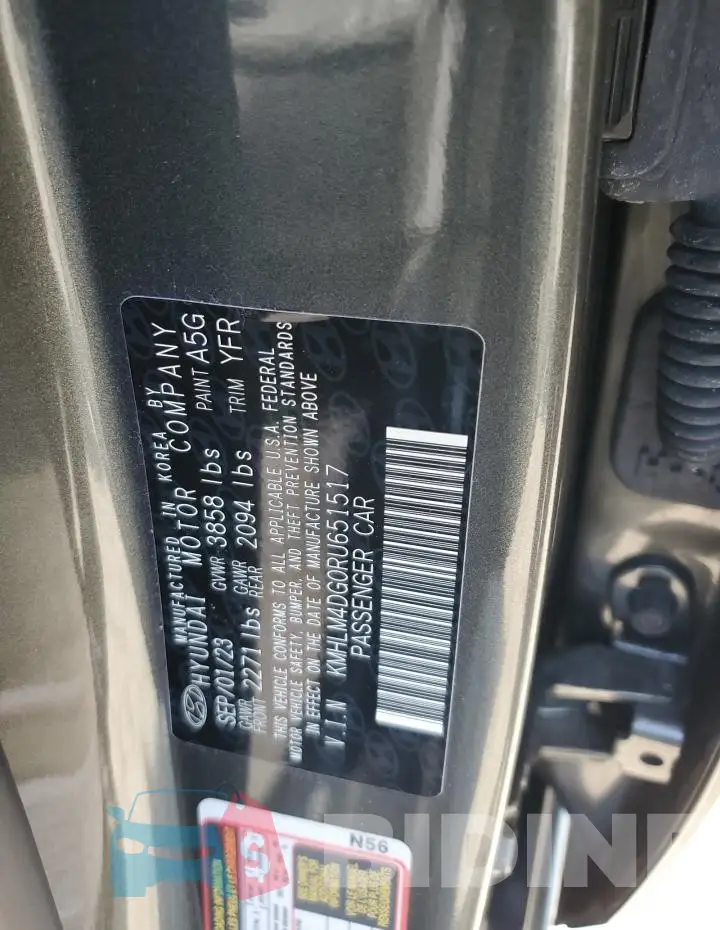 KMHLM4DG0RU651517 Photo# 13