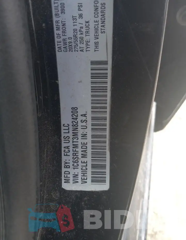 1C6SRFMT3MN824208 Photo# 13