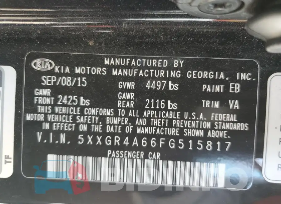 5XXGR4A66FG515817 Photo# 12