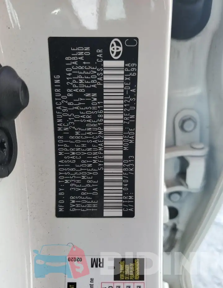 5YFEPMAE2MP168611 Photo# 12