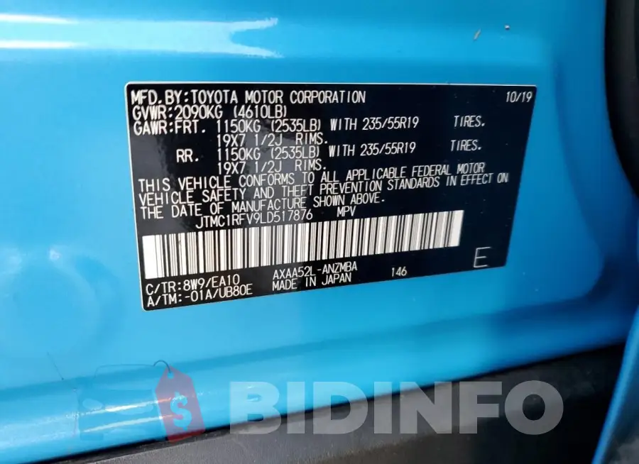 JTMC1RFV9LD517876 Photo# 13