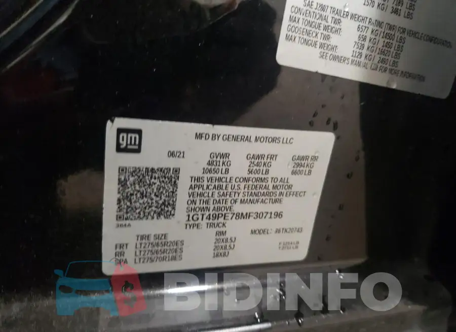 1GT49PE78MF307196 Photo# 12